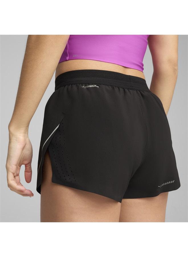 بوما شورت بفتحة جانبية مقاس 3 بوصة للنساء من تشكيلة RACEDAY ULTRAWEAVE - Image 2