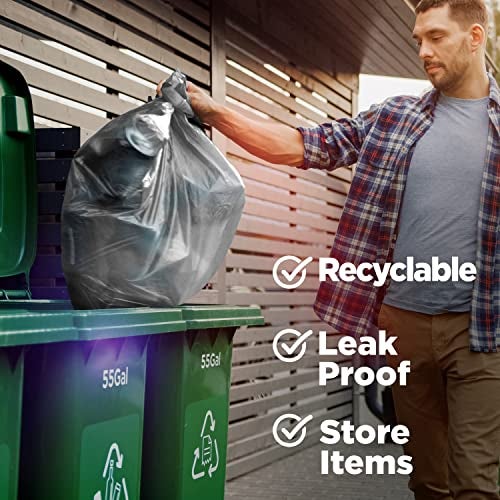 ToughBag 55 Gallon Clear Trash Bags 150 COUNT Large Clear Trash Bags 5560 Gallon Heavy Duty Can Liners Made in USA - Image 5
