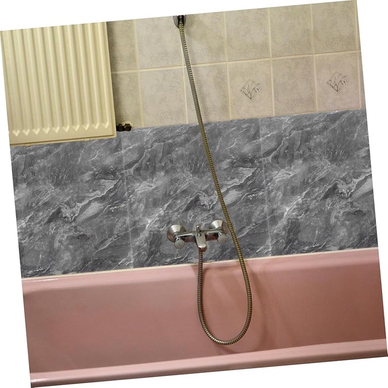 10Pcs Self Adhesive Marble Look Peel and Stick Wall Tiles For Kitchen Bathroom - Image 5