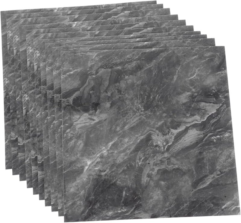 10Pcs Self Adhesive Marble Look Peel and Stick Wall Tiles For Kitchen Bathroom - Image 1