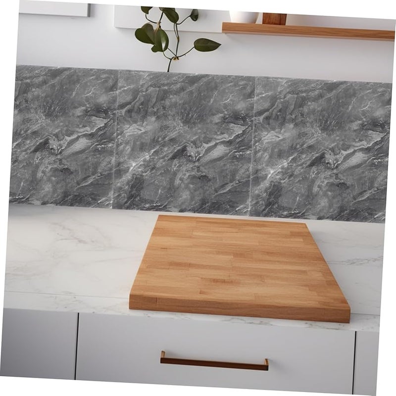10Pcs Self Adhesive Marble Look Peel and Stick Wall Tiles For Kitchen Bathroom - Image 3