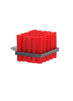 Perfect Perfect Expandet Fischer Plug Nylon Column Expansion Screw Anchor Plug Wall Plugs Drywall Fischer Plugs Pack of 100 Nos 6mm 1.5Inch Red  - Image 3