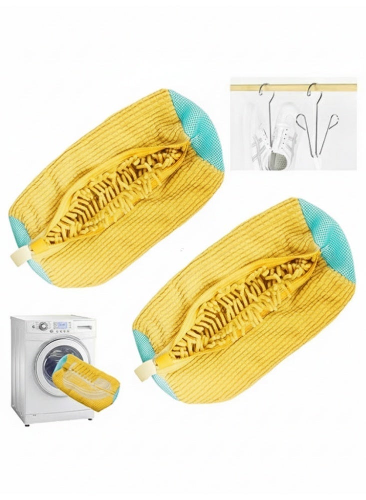 Premium Shoe Washing and Drying Bags (2 Pack) - Heavy Duty Mesh Laundry Bags for Sneakers - Image 2