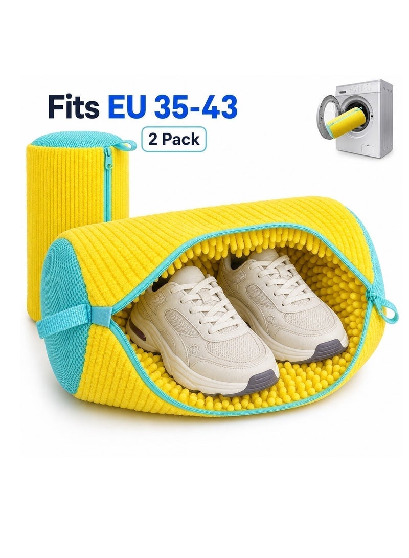 Premium Shoe Washing and Drying Bags (2 Pack) - Heavy Duty Mesh Laundry Bags for Sneakers - Image 1