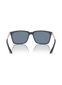 Armani Exchange Full Rim Rectangle Sunglasses 4138S,57,8181, 2V  - Image 2