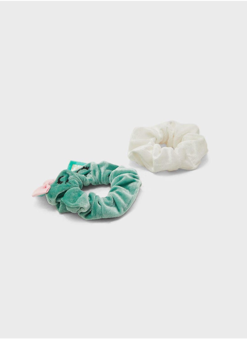 Claires Kids 2 Pack Scrunchies Headband  - Image 1