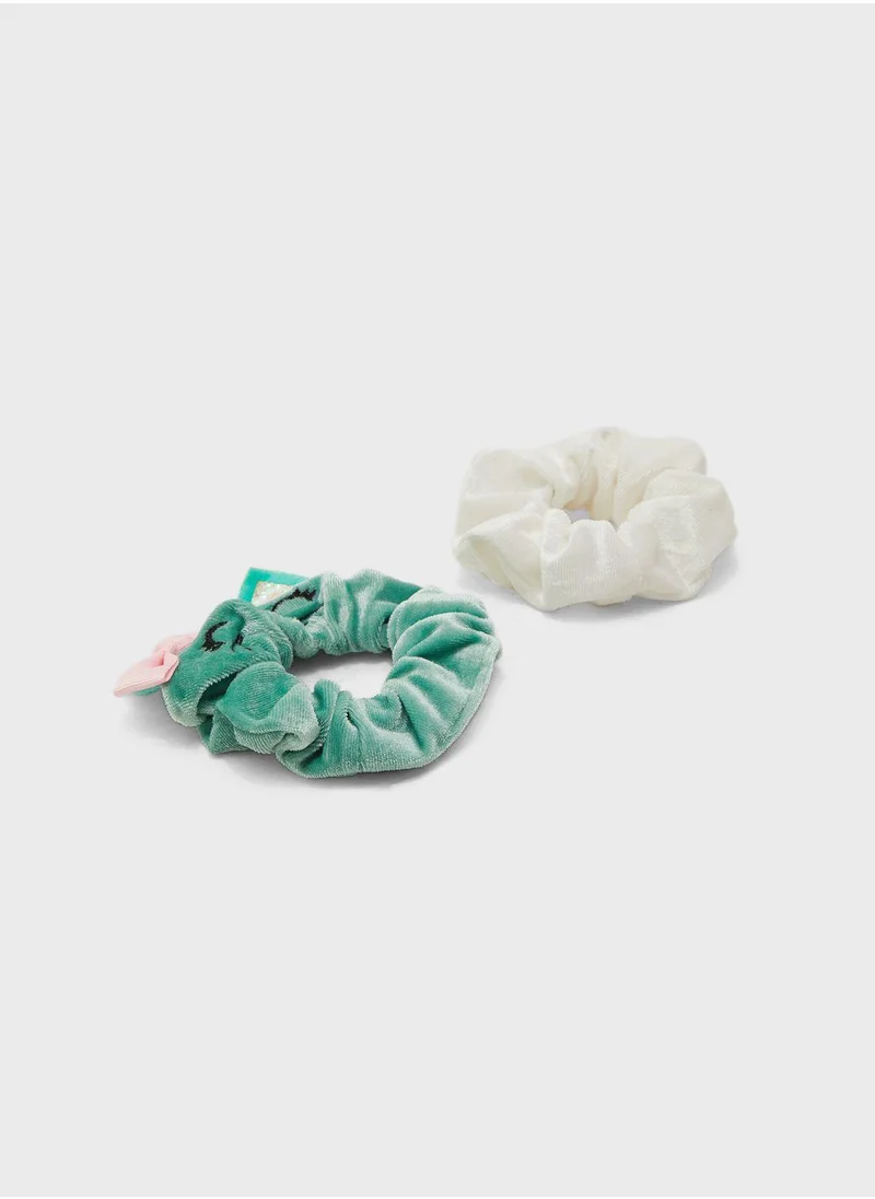 Claires Kids 2 Pack Scrunchies Headband