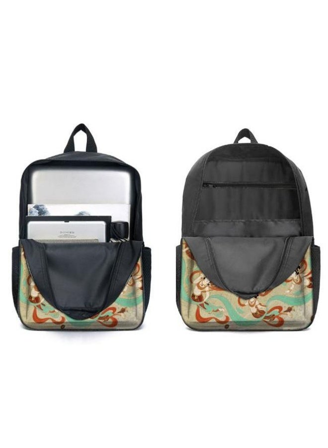 [Super new special offer] Cartoon theme bag three-piece set | double-shoulder + hand-held + storage pen bag | gift self-use good-looking - 671  - Image 4