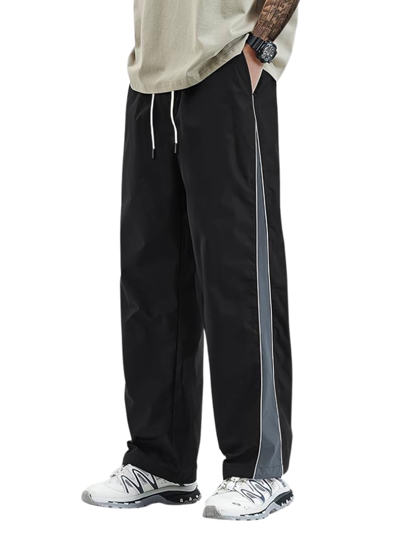 TOPLOT Men's Track Pant | Activewear Design | Comfortable Fit Wear | Easy Movement Structure | Lightweight Feel | Functional Style | Excellent for Gym, Sports & Everyday Wear (5261_36_Black) - Image 4