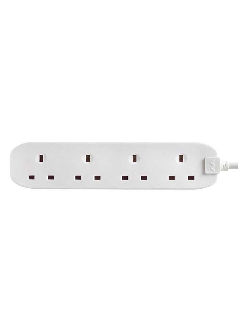 MASTERPLUG Four Socket Compact Power Socket Lead 3 Meter 4 Sockets 13A  - Image 4