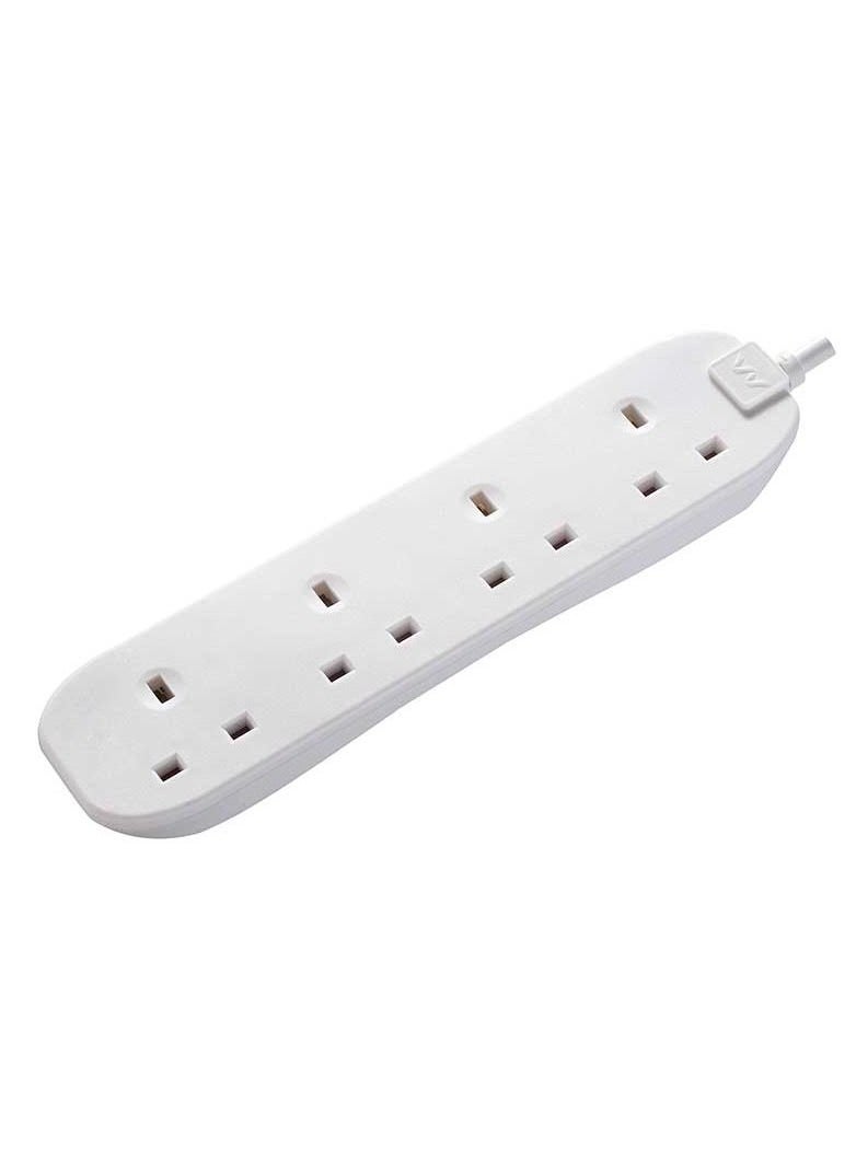 MASTERPLUG Four Socket Compact Power Socket Lead 3 Meter 4 Sockets 13A  - Image 3