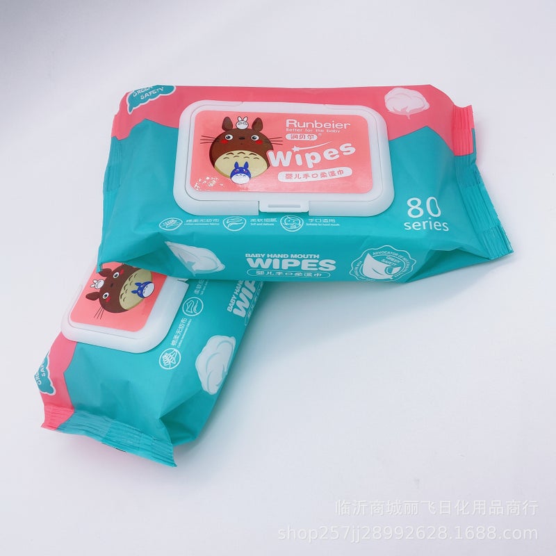 Factory Self-Selling Wet Wipes Moistened Bell Wet Wipes Baby Hand Wet Wipes A 60 Pack 80 Community Group Non-Woven Sample - Image 5