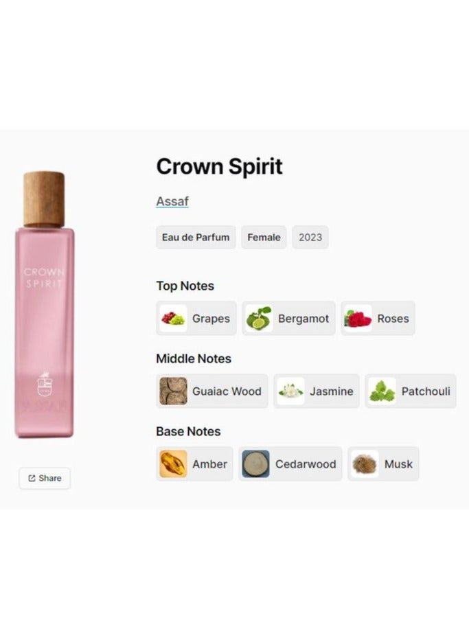 عساف عطر كراون اسبورت من عساف الاصلي 200 ملي - Image 3