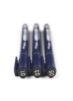 Tombow Tombow 66403 MONO Drawing Pen, 3-Pack. Create Precise, Detailed Drawings with Three Tip Sizes - 01, 03 and 05  - Image 5