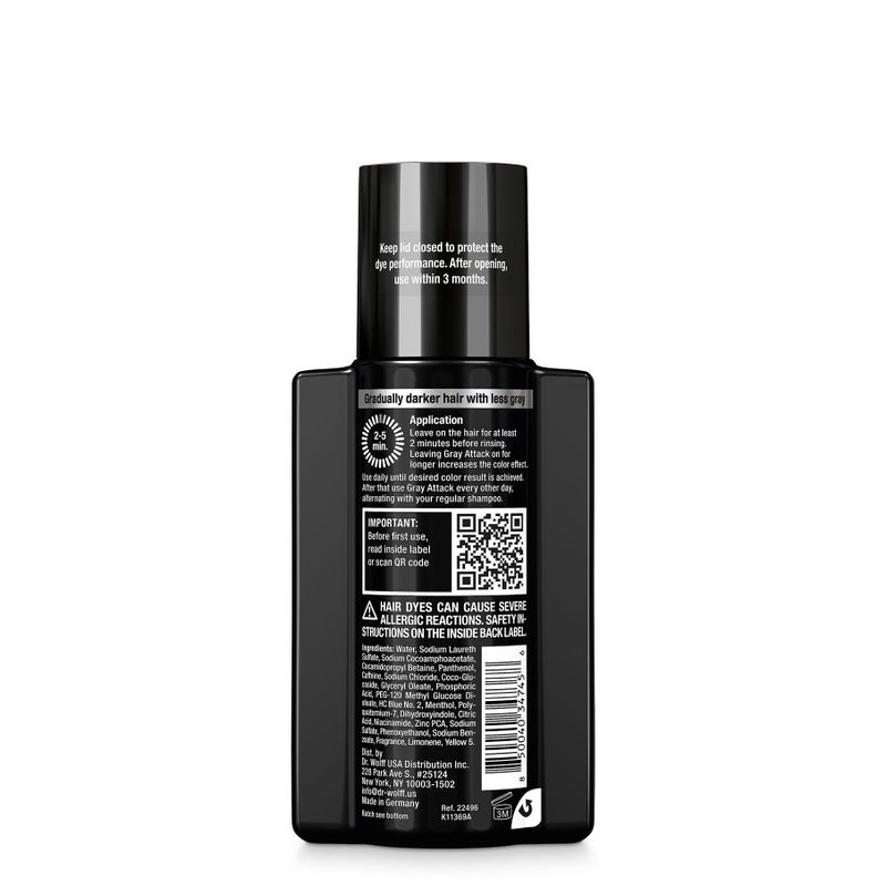 Alpecin Gray Attack Caffeine & Color Shampoo, 6.76 Fl Oz - Image 2