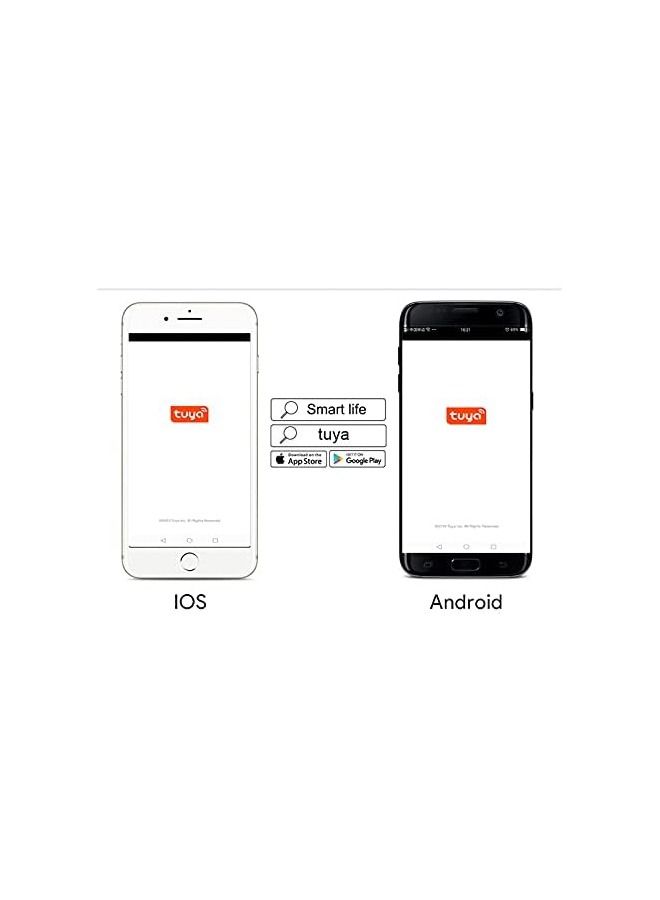 20A Smart WiFi/Bluetooth Water Heater Switch, Smart Boiler Touch Switch  Voice Control APP Remote Control Compatible with Alexa and Google Home Neutral Wire Required