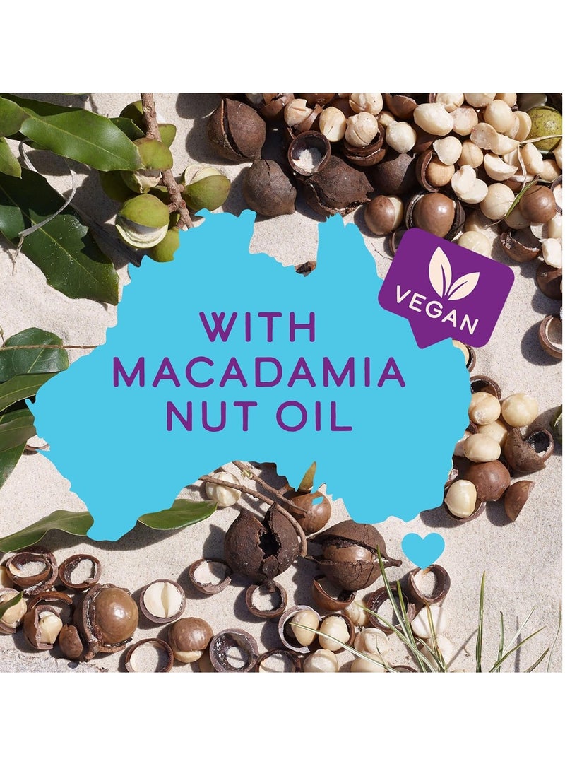 Aussie Moisturising Vegan Conditioner Bar with Australian Macadamia Nut Solid Travel Toiletries for Damaged and Dry Hair 75G Rich Lather 96 percent Natural Origin Cruelty Free and Recyclable Box - Image 4