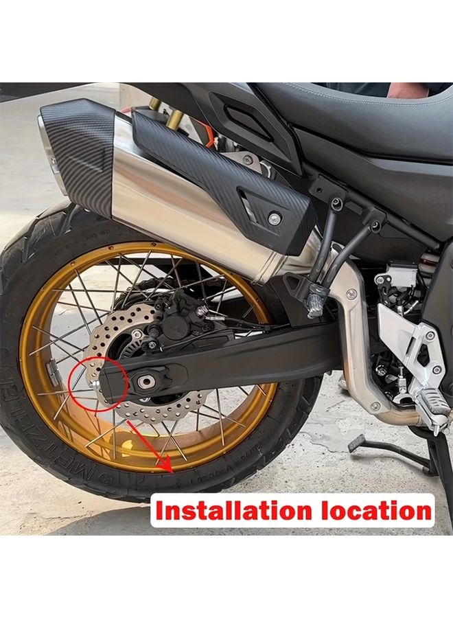 لـ VOGE DS525X DSX525 DSX625 أقراص محورية دوارة باللون الذهبي من الألومنيوم CNC على شكل كتل لولبية - Image 2