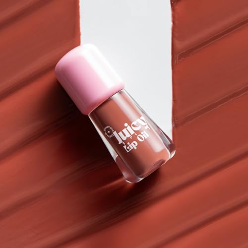 Gush Beauty Tinted Lip Oil – Hydrating Lip Tint with Skincare Benefits | Infused with Vitamin E & Jojoba Oil | Glossy, Non-Sticky | 5ml | Eve - Image 1