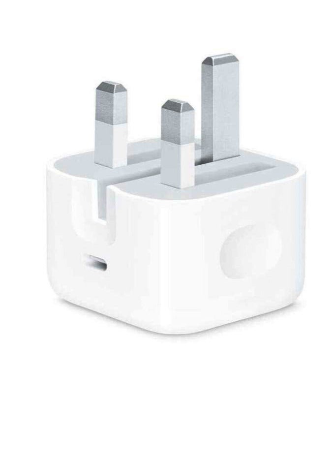 USB-C Wall Charger With Type-C To Lightning Cable 20w White - Image 1
