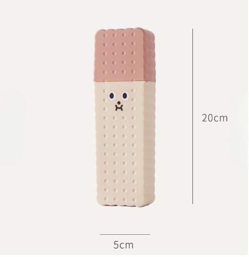 GLIVE (LABEL) Travel Toothbrush & Toothpaste Case, Toothbrush Travel Holder with Cup Portable Travel Toothbrush Case Holder Travel Container for Camping School Business Trip (2, Square Shape) - Image 5