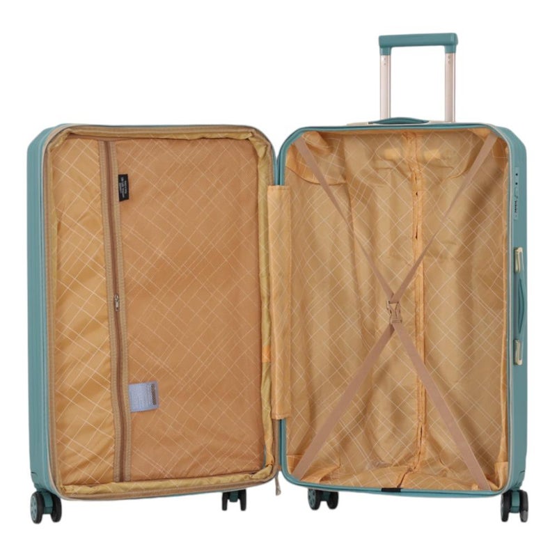 DIMA Bride's Dabash Travel Bag Set - 7 Pieces Includes 5 Trolley Bags and 2 Makeup Bags - Double Zipper Expansion Case - Dima Brand - Image 4