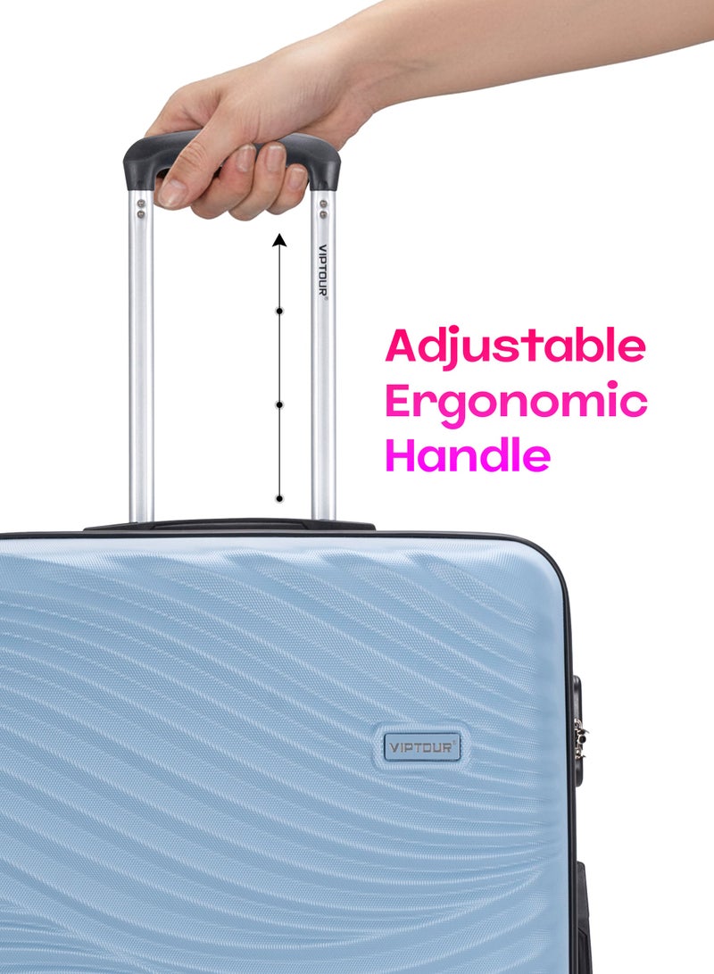 فيبتور مجموعة من 4 حقائب سفر بعجلات ABS مع قفل رقم 20،24،28،32 بوصة - Image 5