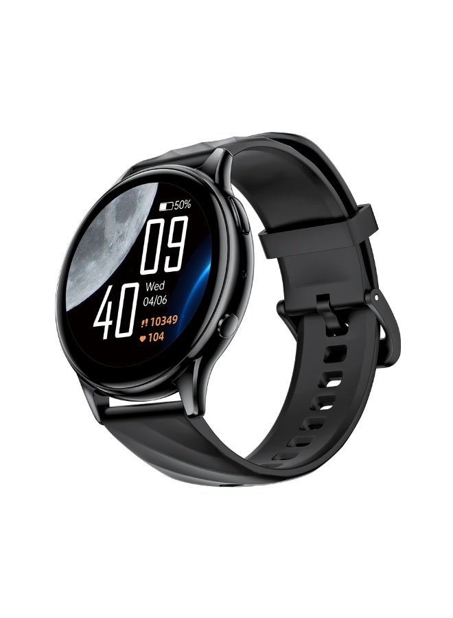 Kumi GW5 Smart Watch 1.39" HD Display, Bluetooth Calling, AI Voice Assistant, SpO₂ & Heart Rate Monitor, 15–20 Day Battery – Black - Image 1