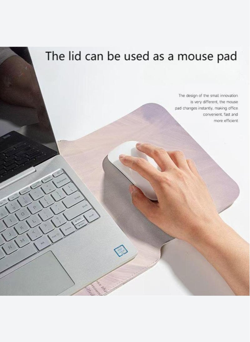 UrbanNest Laptop 15/14/13 Sleeve Case, PU leather, mouse pad included, water resistant, for Apple MacBook Pro/Air, Huawei, HP, Dell, Xiaomi and Other (Purple)  - Image 3