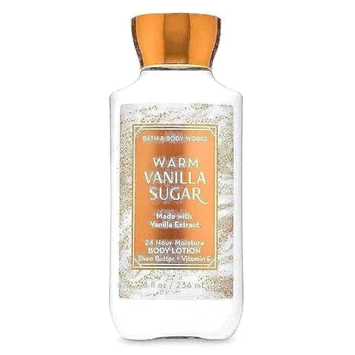 Bath & Body Works Skin Care Warm Vanilla Sugar Scented Shea Butter & Vitamin E Body Lotion - 236 ml / 8 fl oz