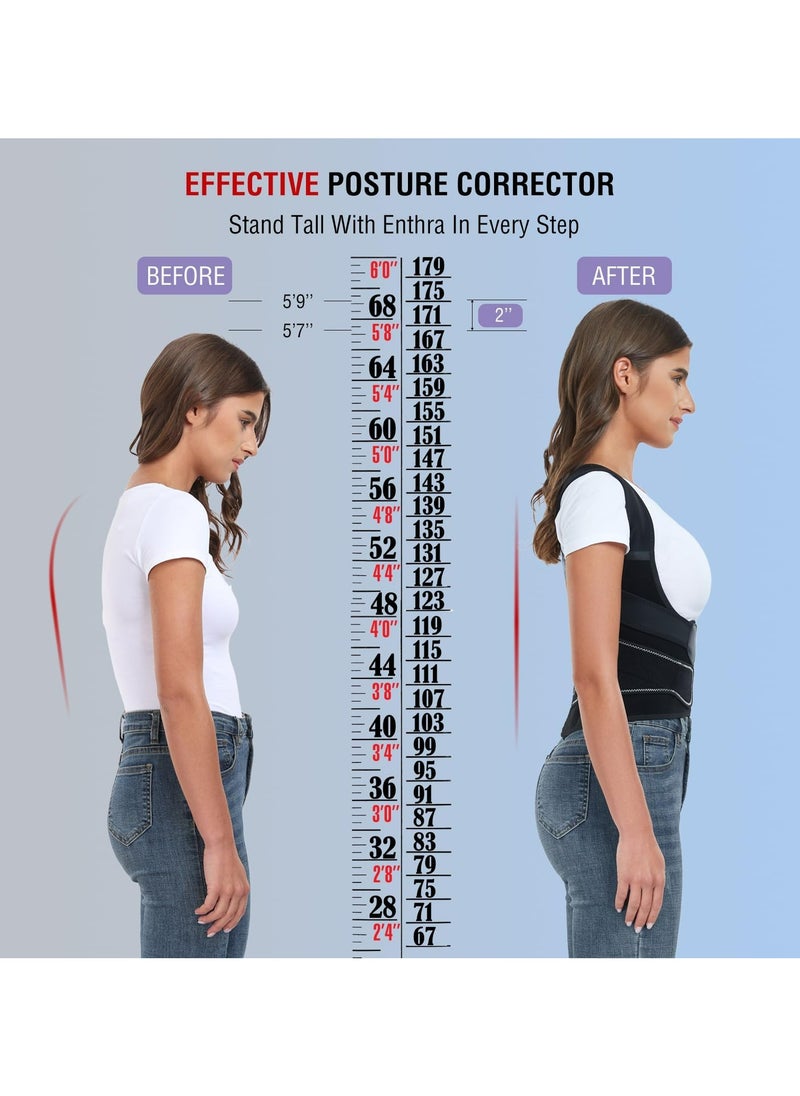 CMGTYYD - Back Brace Posture Corrector for Women and Men, Support Waist Lumbar Back Straightener with Spine Vertical Alignment System, Lower Back Pain Relief, Instant Posture Corrector(M) - Image 1