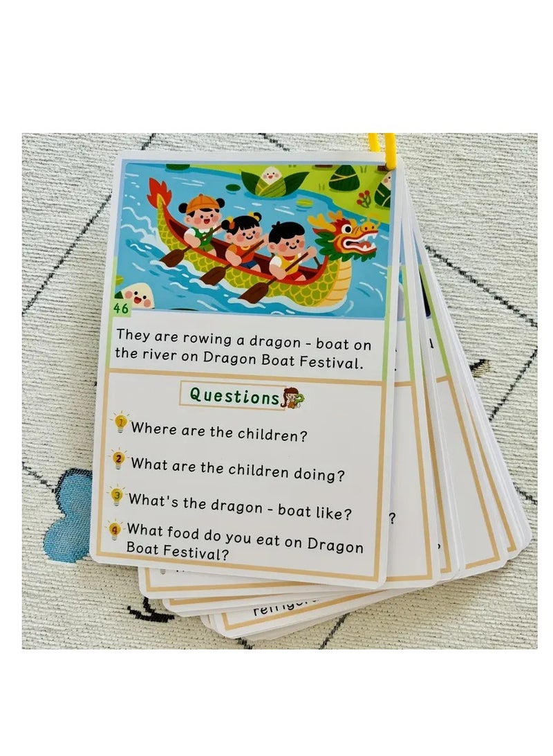 بطاقات تعليم اللغة الإنجليزية ذات الوجهين - Image 3