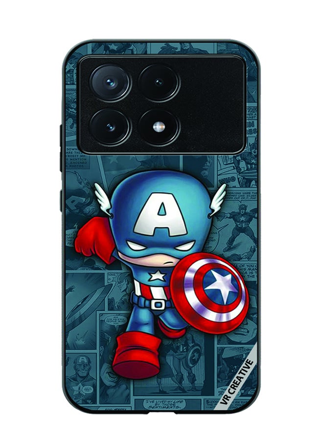 VR CREATIVE Protective Case Cover For Xiaomi Poco X6 Pro Avengers Design Multicolour - Image 1