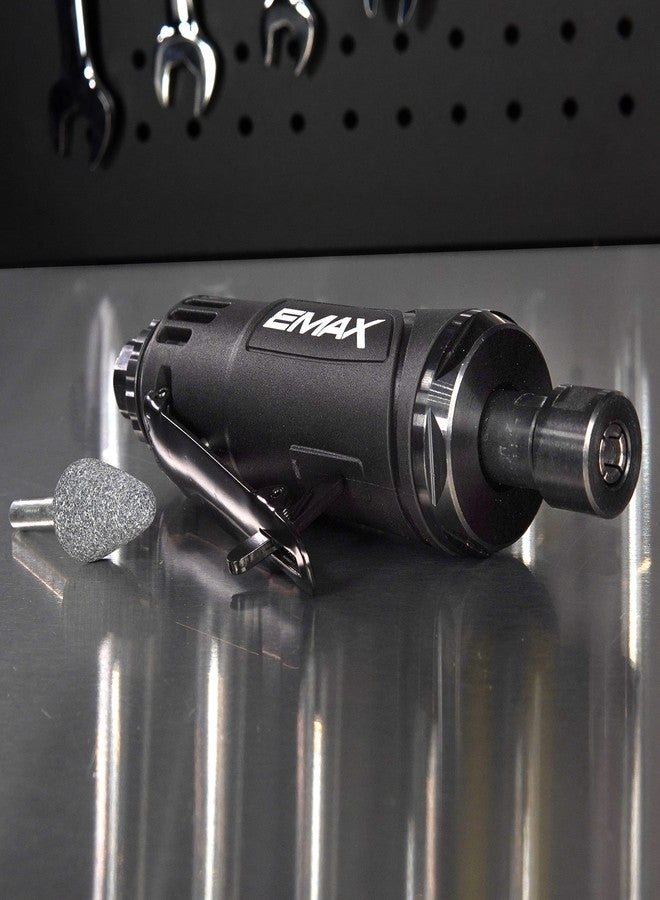 EMAX Straight Shaft Air Die Grinder - 1/4" Professional Pneumatic Mechanics Tool with Lock Off Trigger & 22,000 Max RPM - EATDG02S1P - Image 4