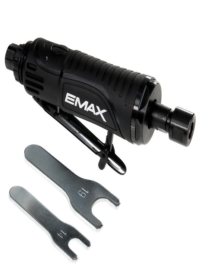 EMAX Straight Shaft Air Die Grinder - 1/4" Professional Pneumatic Mechanics Tool with Lock Off Trigger & 22,000 Max RPM - EATDG02S1P - Image 3