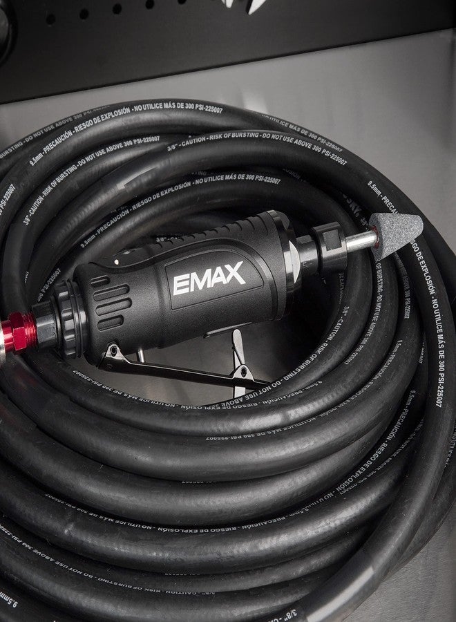 EMAX Straight Shaft Air Die Grinder - 1/4" Professional Pneumatic Mechanics Tool with Lock Off Trigger & 22,000 Max RPM - EATDG02S1P - Image 5