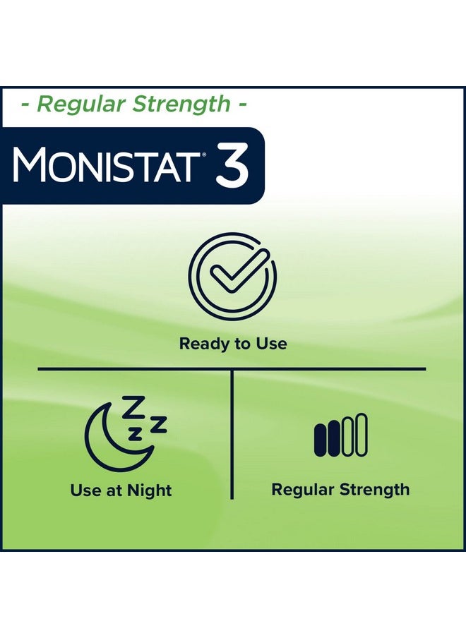 Monistat Monistat 3 Day Yeast Infection Treatment for Women, 3 Miconazole Pre-Filled Cream Applicators, 1 Pack  - Image 5
