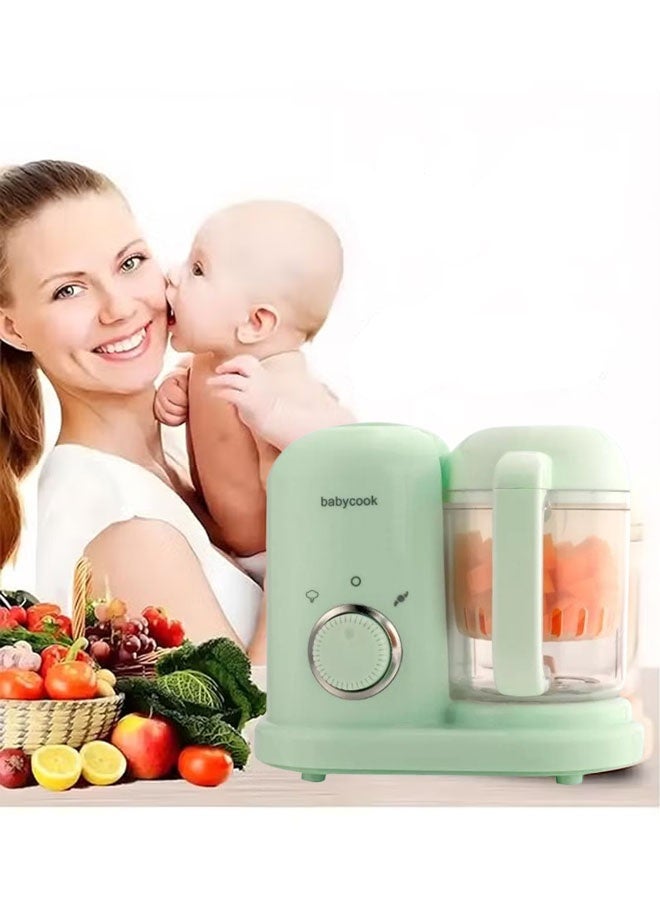 ضغط فين صانعة طعام الأطفال، معالج متعدد الوظائف، مفرمة، مطحنة، جهاز تبخير طعام الأطفال وخلاط هريس 4 في 1، مع تسخين وإذابة تلقائية وطحن مع لوحة تحكم بالمقبض - Image 5