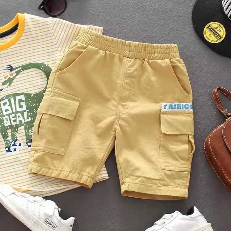 Boys' Shorts Summer Outer Wear Children'S Wear Korean Style Children'S Cunningwear Pants Baby Casual Mid-Length Pants Boy'S Five-Length Pants Western Style Trendy - Image 5
