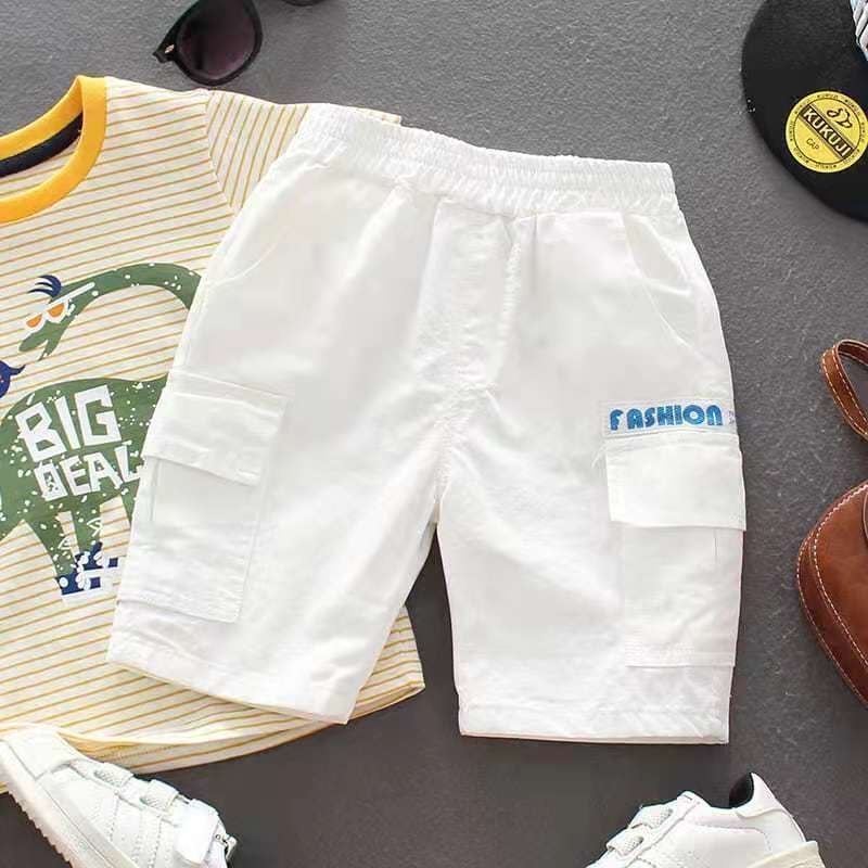 Boys' Shorts Summer Outer Wear Children'S Wear Korean Style Children'S Cunningwear Pants Baby Casual Mid-Length Pants Boy'S Five-Length Pants Western Style Trendy - Image 4