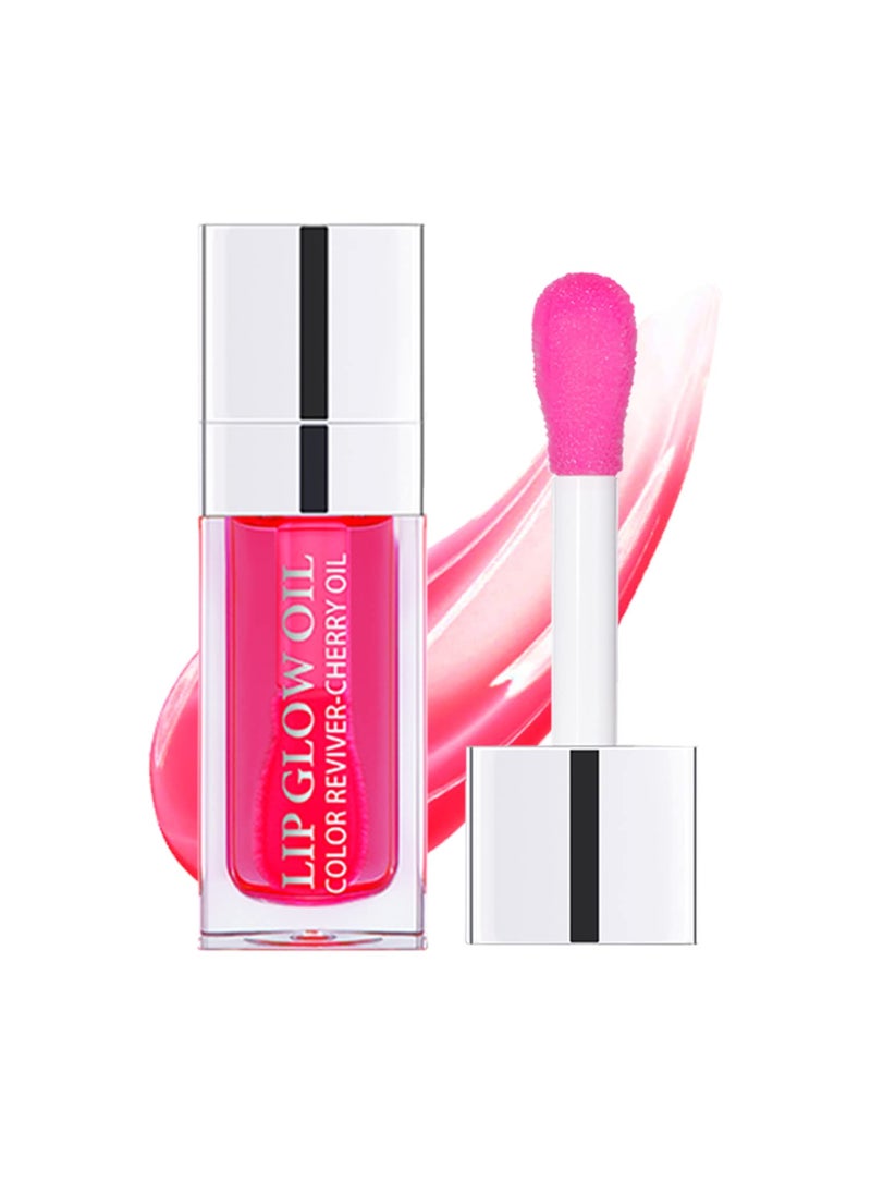 Sea-Maid Plumping Lip Oil Hydrating Gloss Tinted Lip Balm Transparent Lip Care Big Brush Head Glitter Shine Long Lasting Nourishing Nonsticky Fresh Texture 