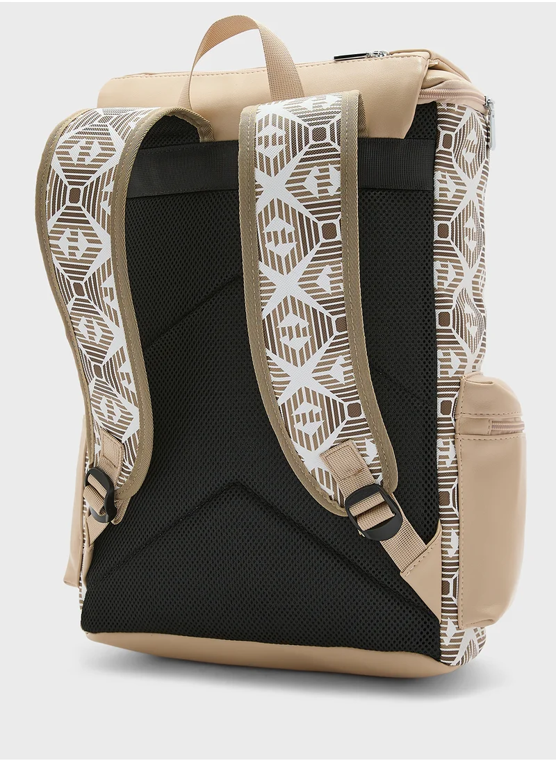 Seventy Five Printed Casual Backpack