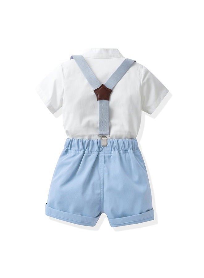 Yaopelky 250115pl Toddler Formal Outfit for Baby Boys (Set of 2), Blue, 2-3 Years - Image 3