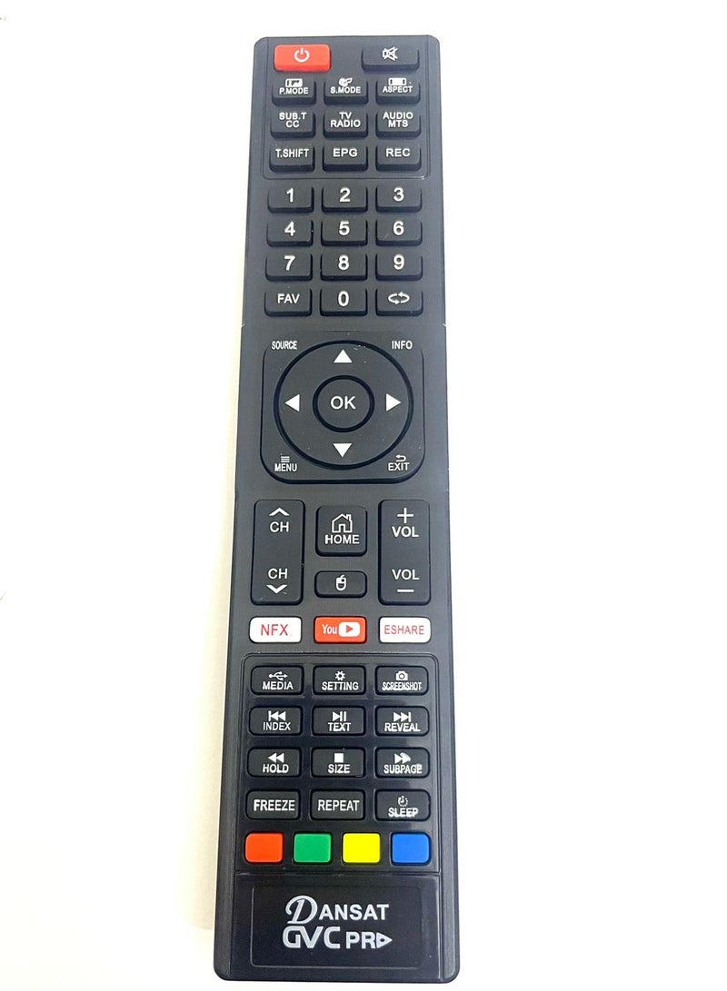 Dansat Smart TV Remote Control GVC Pro Universal Replacement for Everyday Use Home and Outdoor Entertainment - Image 3