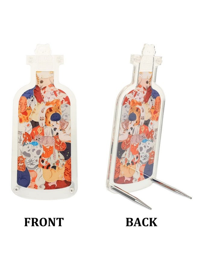 Toyvian 1 Set Transparent Puzzle Drift Bottle Adornment Desktop Adornment Home Decoration Desktop Ornament Kids Puzzle Decoration Puzzle Toy Tabletop Adornment Drift Bottle Ornament  - Image 2