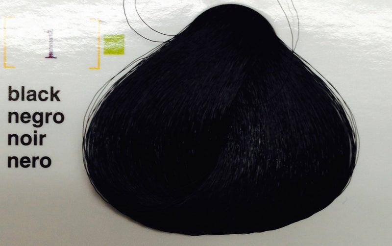 Salerm Vison Permanent Cream Haircolor 1 Black