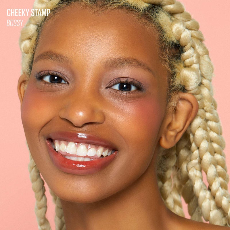 KAJA Blusher - Cheeky Stamp 03 Bossy | Kbeauty, Cute Makeup, Buildable & Blendable Shade with Heart-shaped Applicator, Sunkissed Finish, Travel size, Hygienic, Portable, Korean Makeup, 0.17 Oz - Image 5