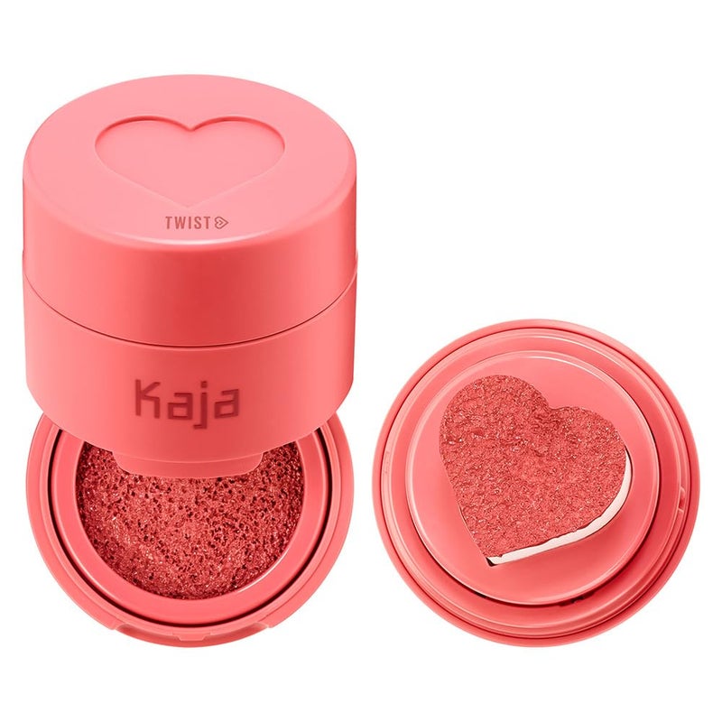 KAJA Blusher - Cheeky Stamp 03 Bossy | Kbeauty, Cute Makeup, Buildable & Blendable Shade with Heart-shaped Applicator, Sunkissed Finish, Travel size, Hygienic, Portable, Korean Makeup, 0.17 Oz - Image 1