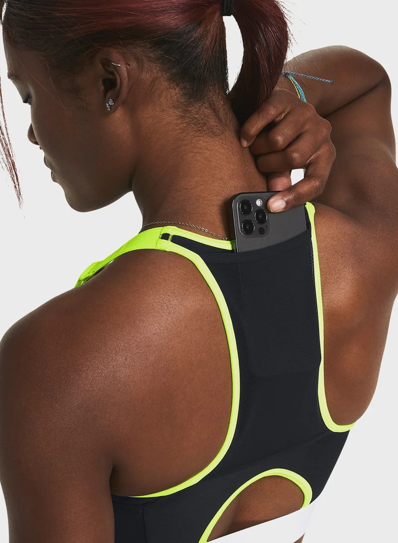 UNDER ARMOUR Heatgear Armour High Support Bra With Pocket