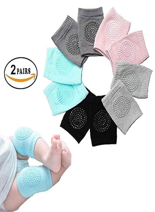 Trend wave Baby Knee And Elbow Pad Baby Crawling Elbow Pad Baby Leg Warmer Baby Kneecap (Multi Color) Pack Of 1 - Image 2